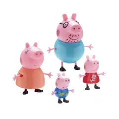 Набір фігурок Peppa - ВЕЛИКА СІМʼЯ ПЕПИ (Тато, Мама, Пеппа та Джордж)