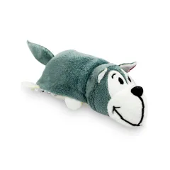 Мʼяка іграшка з паєтками 2 в 1 ZooPriatki Хаскі-Полярний Ведмідь (12 cm) (558IT-ZPR)