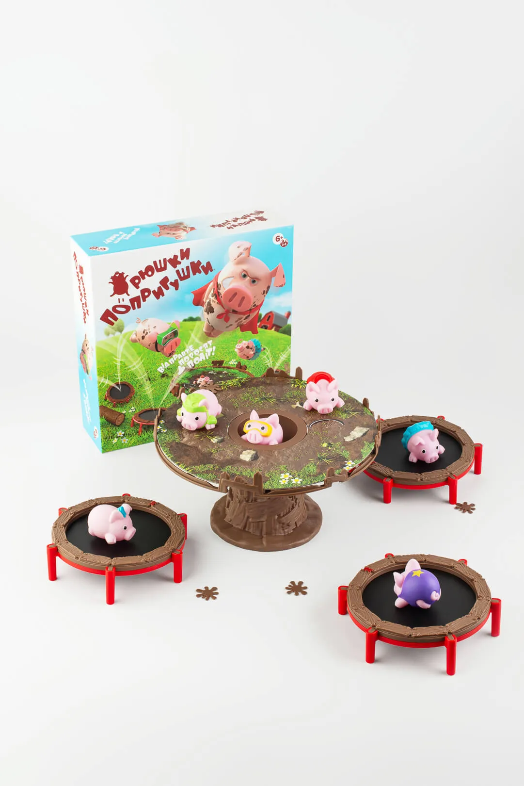 Хрюшки – попрыгушки (Pigs on Trampolines) Fun Games Shop - Настольная игра  купить по цене 1099 грн грн. в Украине | Интернет-Магазин ROZUM