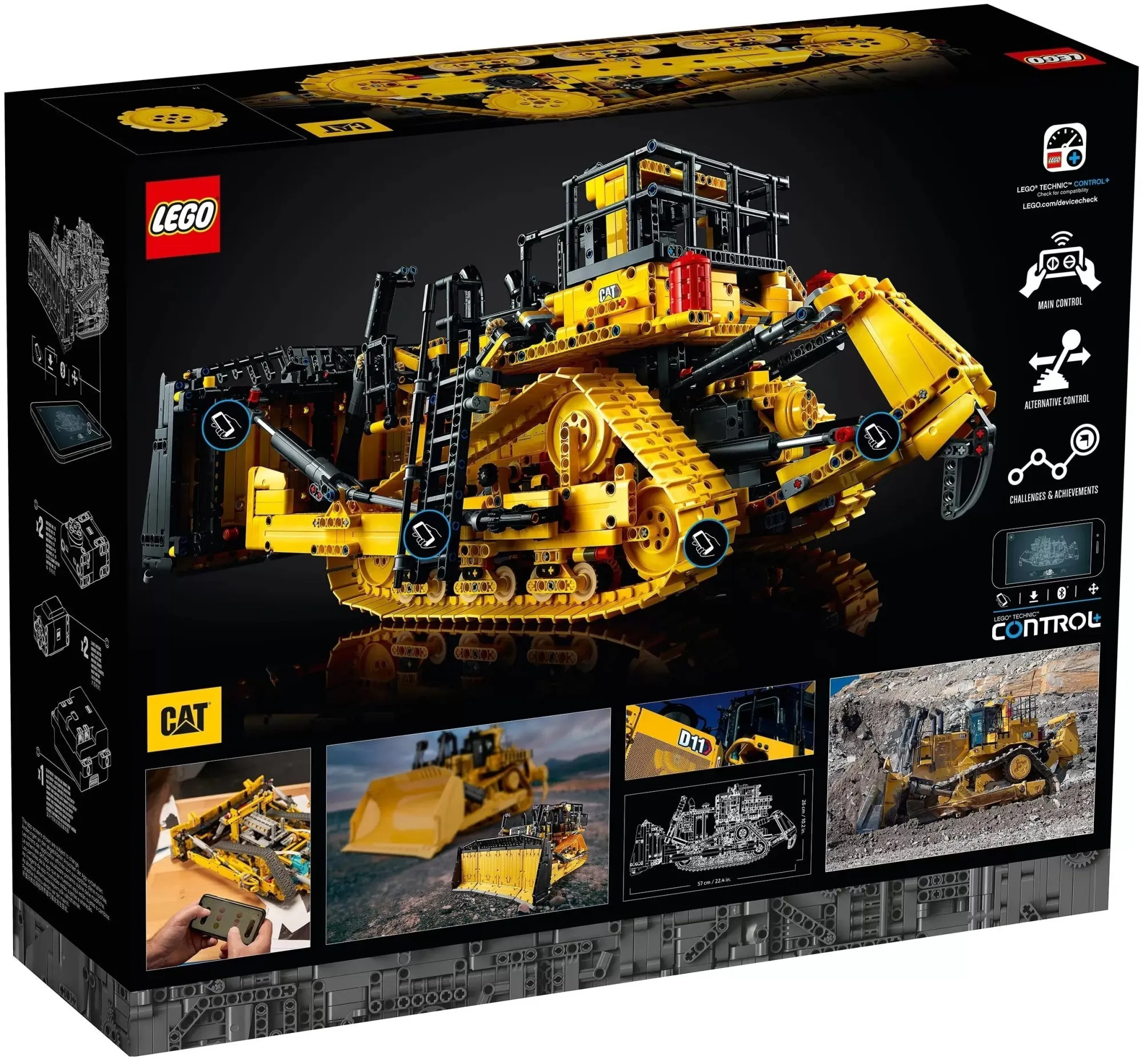 Конструктор LEGO Бульдозер Cat D11 на пульте управления (42131) Купить по  цене 20699 грн грн. в Украине | Интернет-Магазин ROZUM