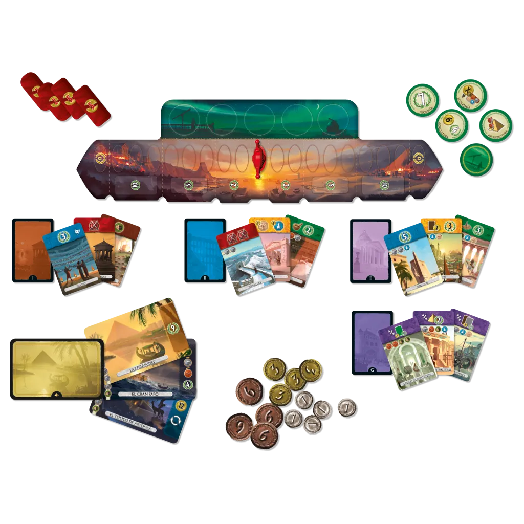 Настольная игра Игромаг 7 Чудес Дуель (7 Wonders Duel) (англ.) Купить по  цене 1199 грн грн. в Украине | Интернет-Магазин ROZUM