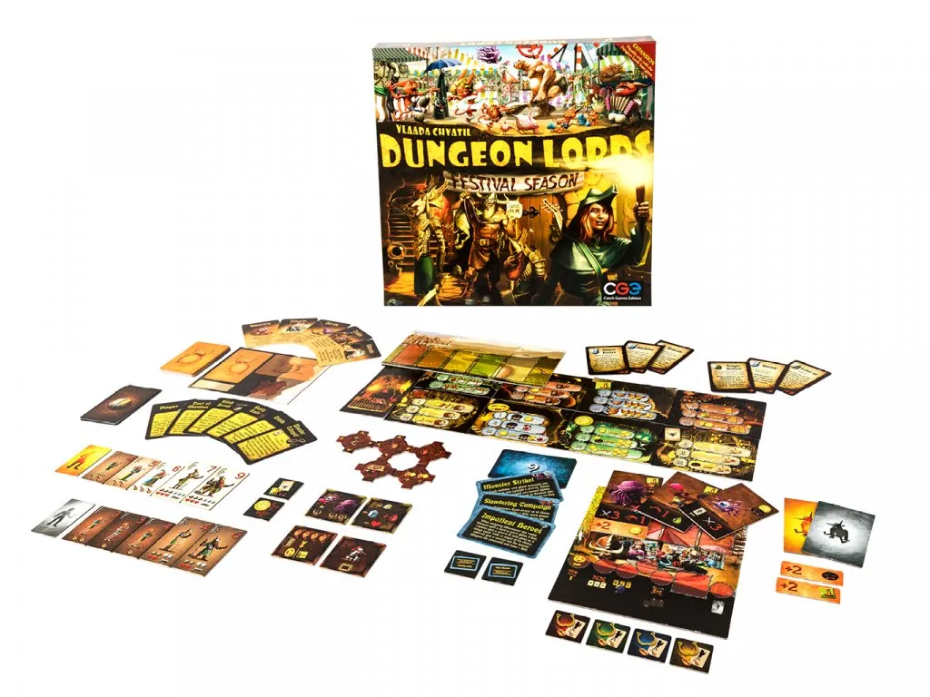 Dungeon Lords: Festival Season (EN) Czech Games Edition - Настольная игра  (CGE00014) Купить по цене 860 грн грн. в Украине | Интернет-Магазин ROZUM