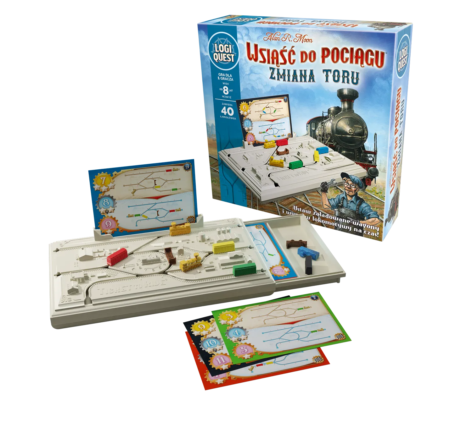 Настольная игра Rebel Logiquest Ticket to Ride Track Switcher (PL) Купить  по цене 1089 грн грн. в Украине | Интернет-Магазин ROZUM