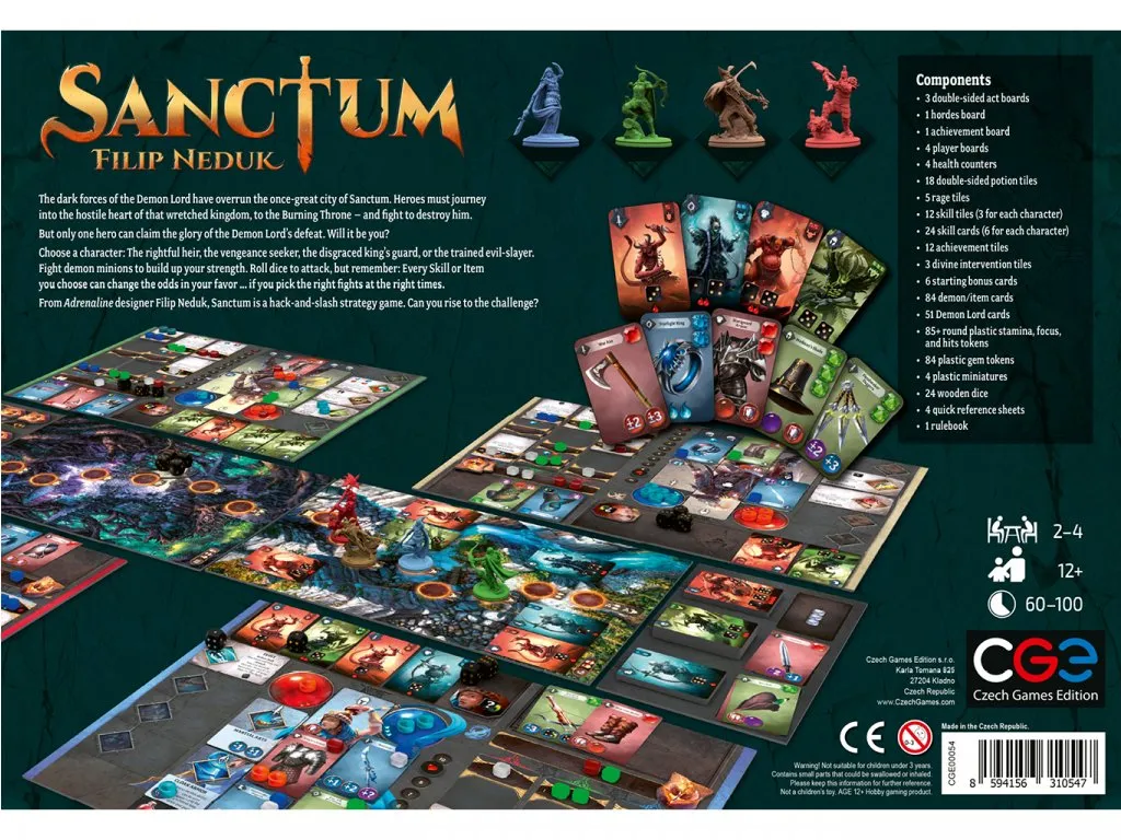 Sanctum (Санктум) (EN) Czech Games Edition - Настольная игра (CGE00054)  Купить по цене 2055 грн грн. в Украине | Интернет-Магазин ROZUM