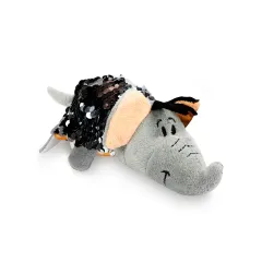 Мʼяка іграшка з паєтками 2 в 1 ZooPriatki Слон-Тигр (12 cm) (553IT-ZPR)